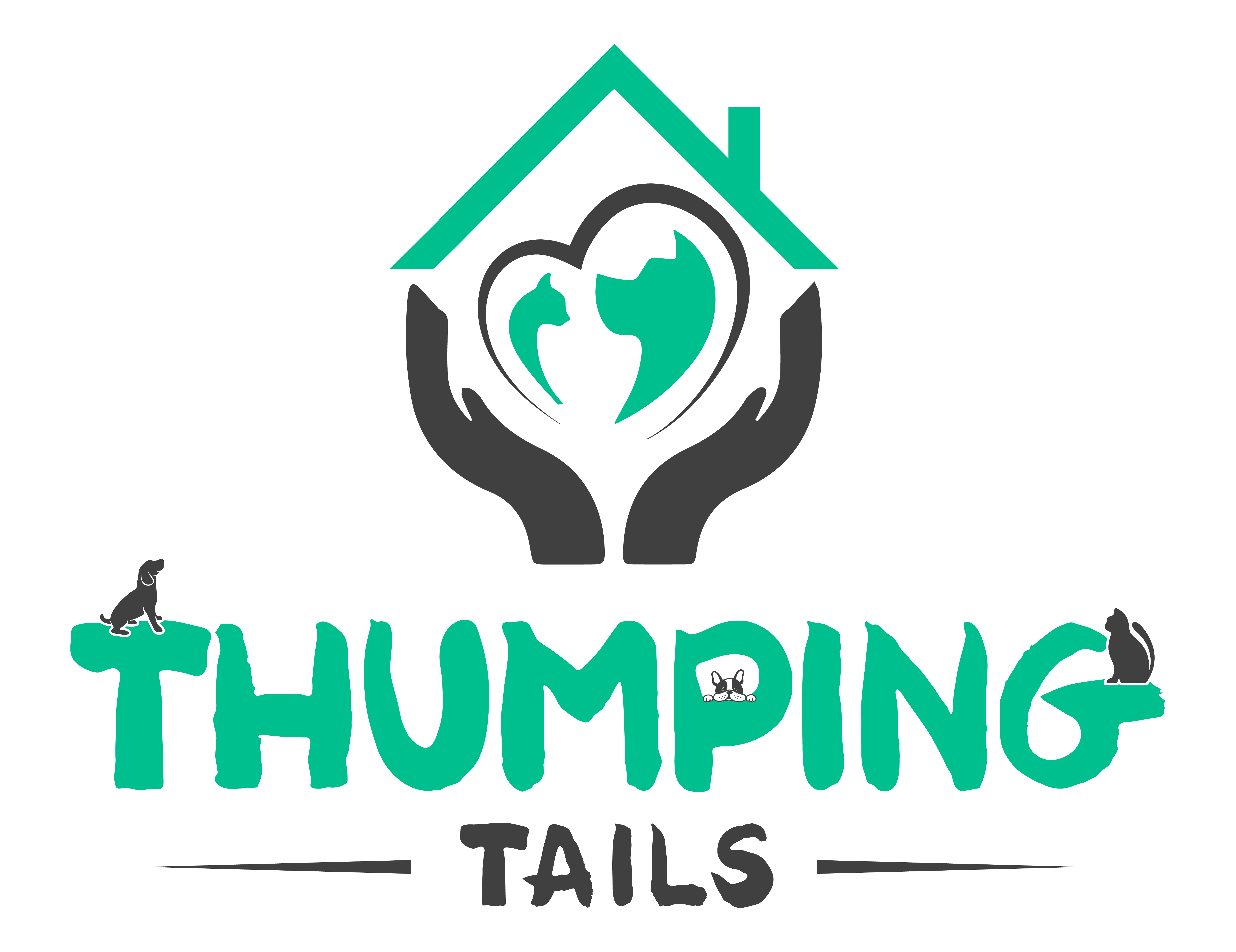 Thumping Tails Logo