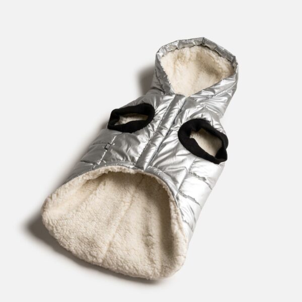 Emma Dog Jacket - Silver - Image 4