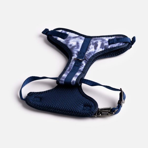 Poplin Dog Harness - Blue Tie Dye - Image 3