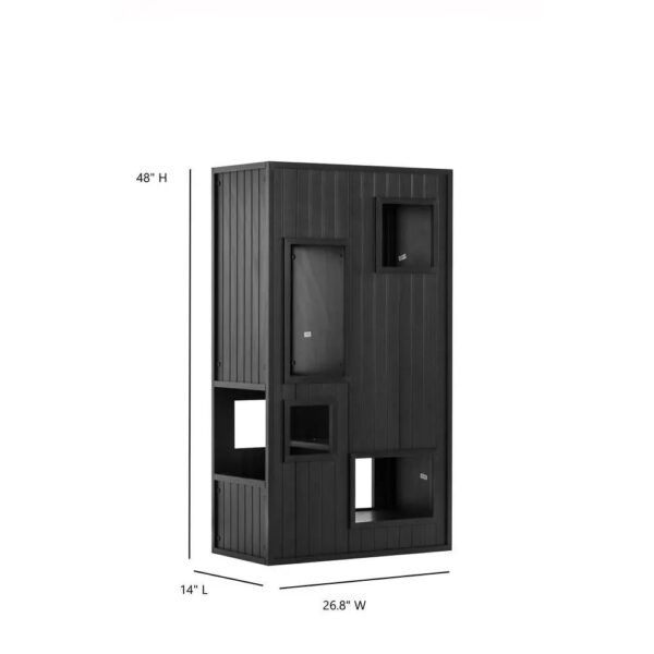 ECOFLEX Kitty Kase Cat Play Tower Espresso - Image 3
