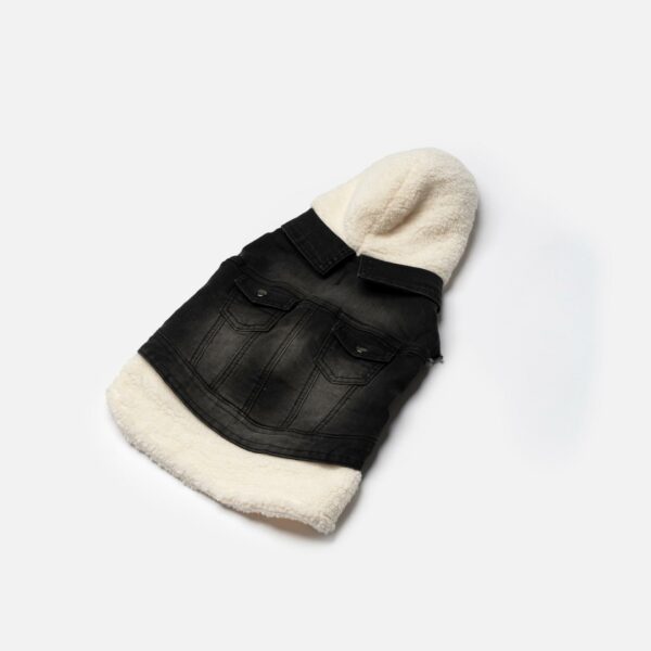 Justin - Denim Dog Jacket (Black) - Image 2