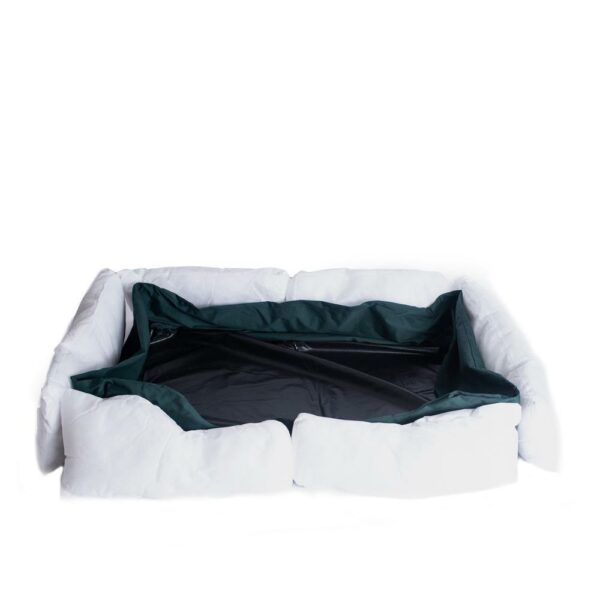Armarkat Model D01FML-X Extra Large Laurel Green Bolstered Pet Bed
