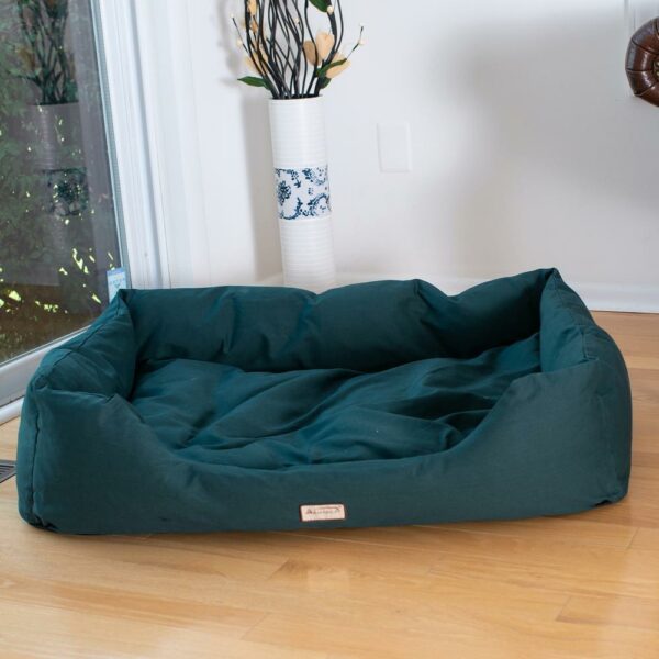 Armarkat Model D01FML-X Extra Large Laurel Green Bolstered Pet Bed - Image 4
